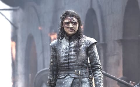 Will witnessing the destruction rained up Kings Landing by Daenerys provoke Arya into killing her? - Credit: HBO