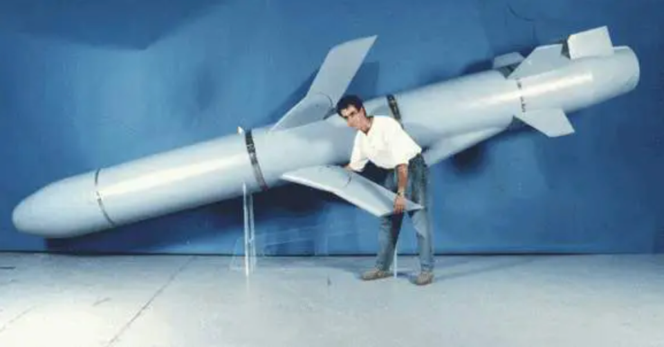 One of the only photos of Israel’s shadowy Popeye Turbo submarine-launched cruise missile. <em>Missilethreat.CSIS.org</em>