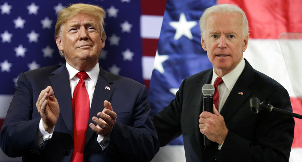 Donald Trump, Joe Biden. (Photos: Evan Vucci/AP, Eduardo Munoz/Reuters)