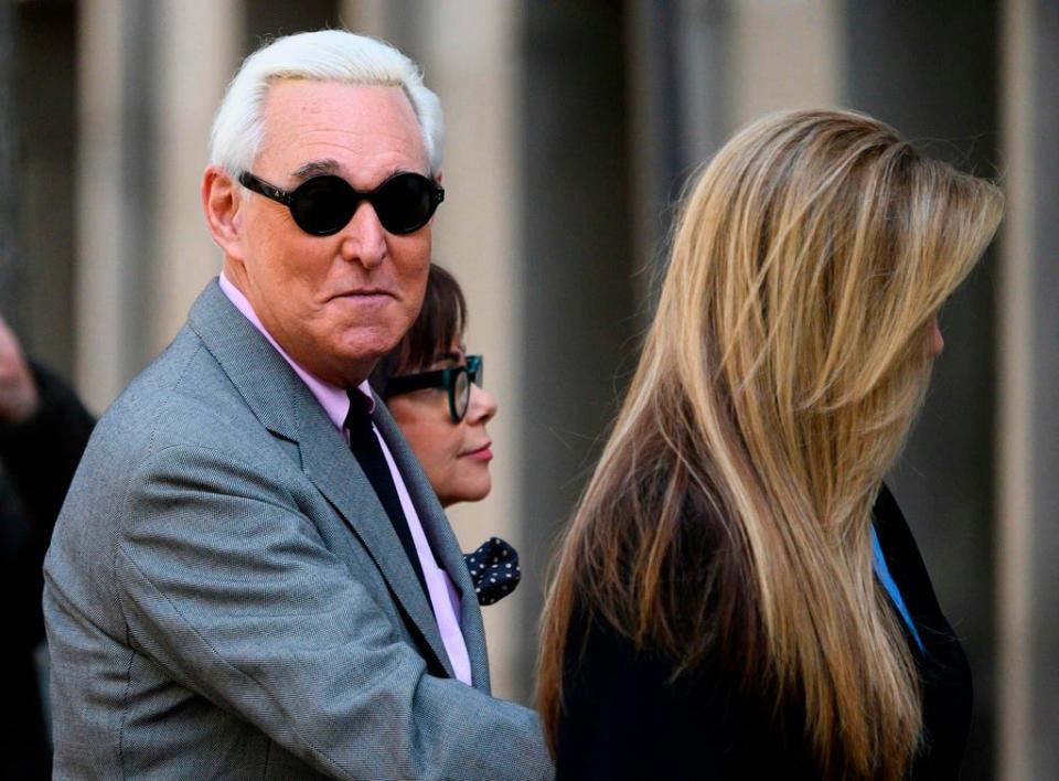 Roger Stone in Washington, D.C., on Nov. 5, 2019.