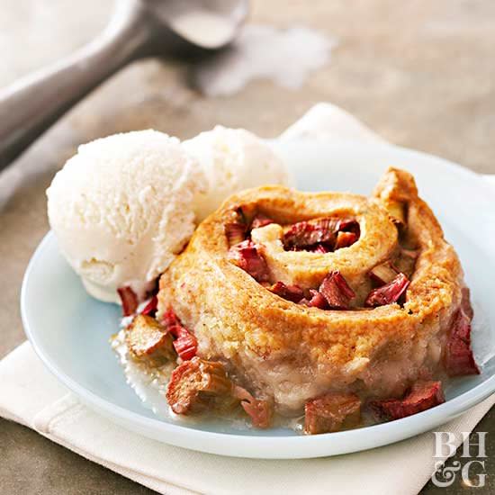 Rhubarb's naturally tart flavor makes a perfect addition to sweet treats, but don't limit fresh rhubarb to dessert. It makes a fantastic accompaniment to pork, breads, and even chicken salad. Rhubarb's peak season is April to June, so now is the time to try our favorite rhubarb pie, strawberry-rhubarb dessert recipes, and delicious savory dishes.