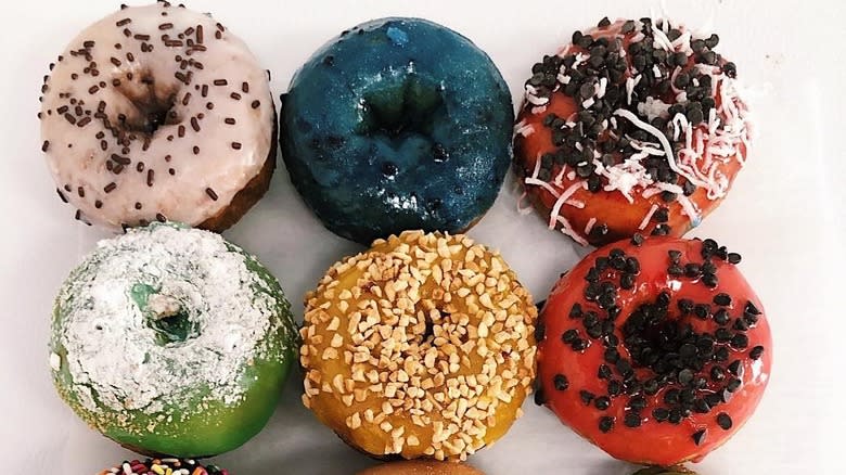 donuts with toppings