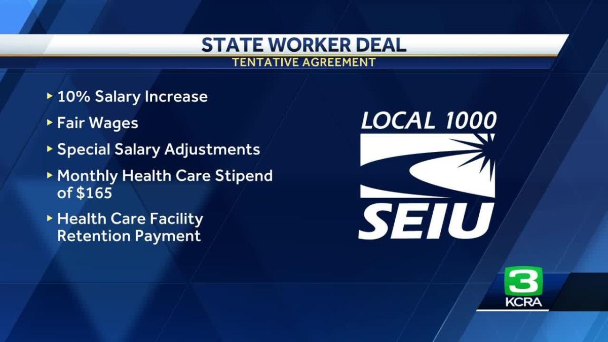 SEIU reaches a tentative contract agreement for California state workers