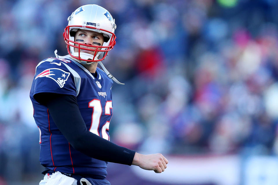 Tom Brady, at 41, has the New England Patriots in Super Bowl contention yet again. (Getty)