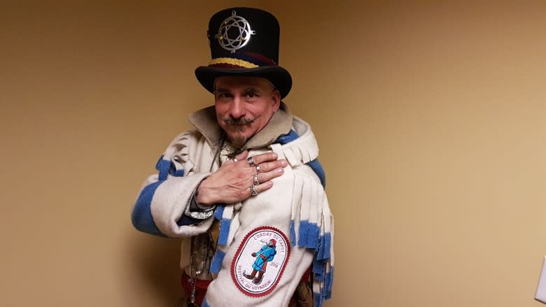 Festival awards old-timey volunteer with voyageur-era coat