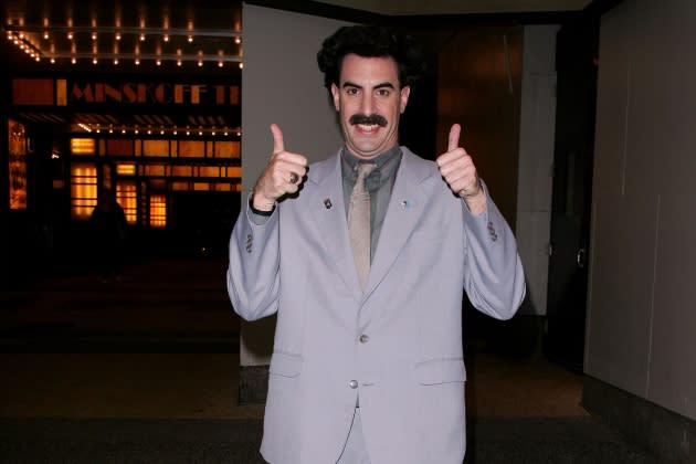 Sacha Baron Cohen Sighting In New York City - October 31, 2006 - Credit: James Devaney/WireImage/Getty