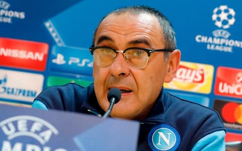 Maurizio Sarri  - Credit: AFP 