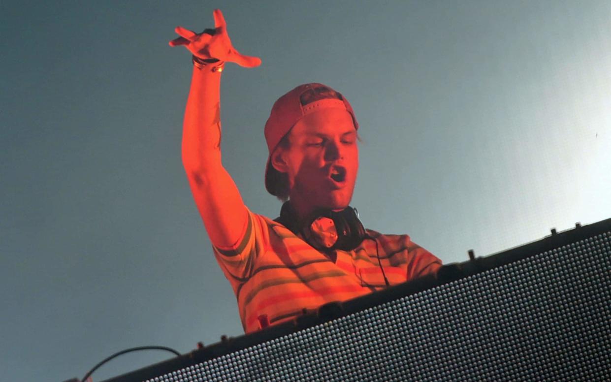 Tim Bergling, better known by his stage name 'Avicii,' performing at the Sziget music festival on the Hajogyar Island of Budapest in 2015. - ATTILA KISBENEDEK/ AFP