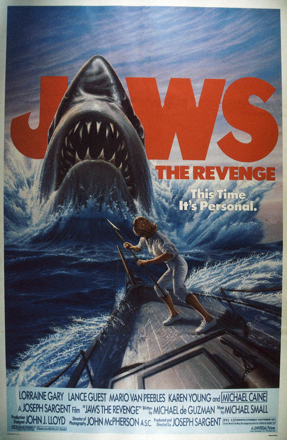 Movie poster for "Jaws: The Revenge"