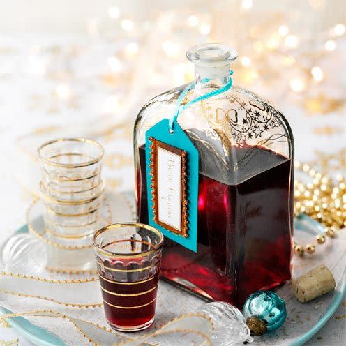 <p>This tasty berry liqueur is easy to make and is the perfect seasonal pick-me-up</p><p><strong>Recipe: <a href="https://www.goodhousekeeping.com/uk/food/recipes/a535279/merry-berry-liqueur/" rel="nofollow noopener" target="_blank" data-ylk="slk:Berry liqueur;elm:context_link;itc:0;sec:content-canvas" class="link ">Berry liqueur</a></strong></p>