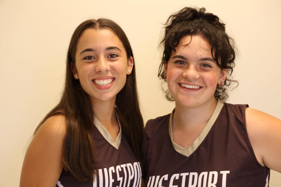 Westport captains Avery Avila and Molly Molly Bazinet.