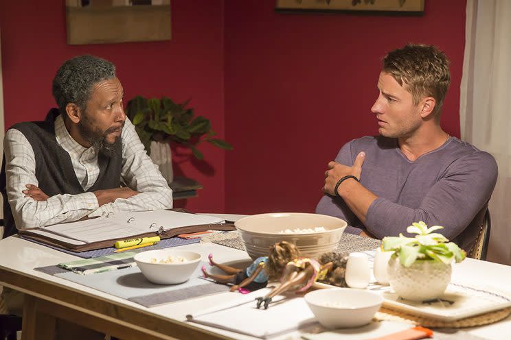 Ron Cephas Jones, Justin Hartley (Credit: Ron Batzdorff/NBC)