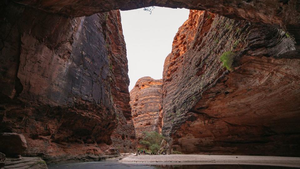 cathedral gorge, purnululu national park the kimberley western australia