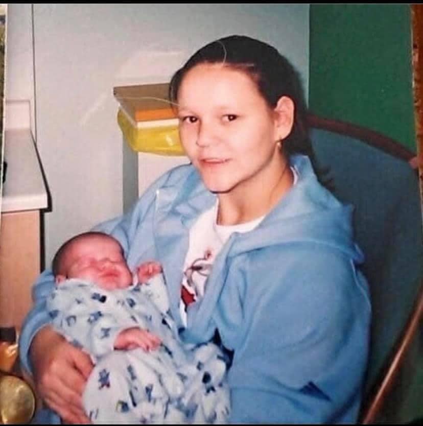 The Northern Echo: Donna with Ryan as a baby in 2003.