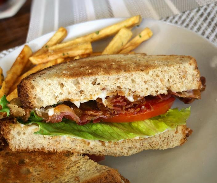 Simple, sensational: A fresh, classic BLT at Garden City Cafe in Juno Beach.