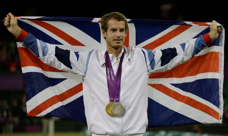 Un campeón británico en Londres 2012: tal vez el punto más emotivo del currículum deportivo de Andy Murray, ganador de dos medallas olímpicas en su Reino Unido.
