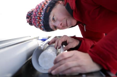 The Wider Image: Scientists race to read Austria's melting climate archive