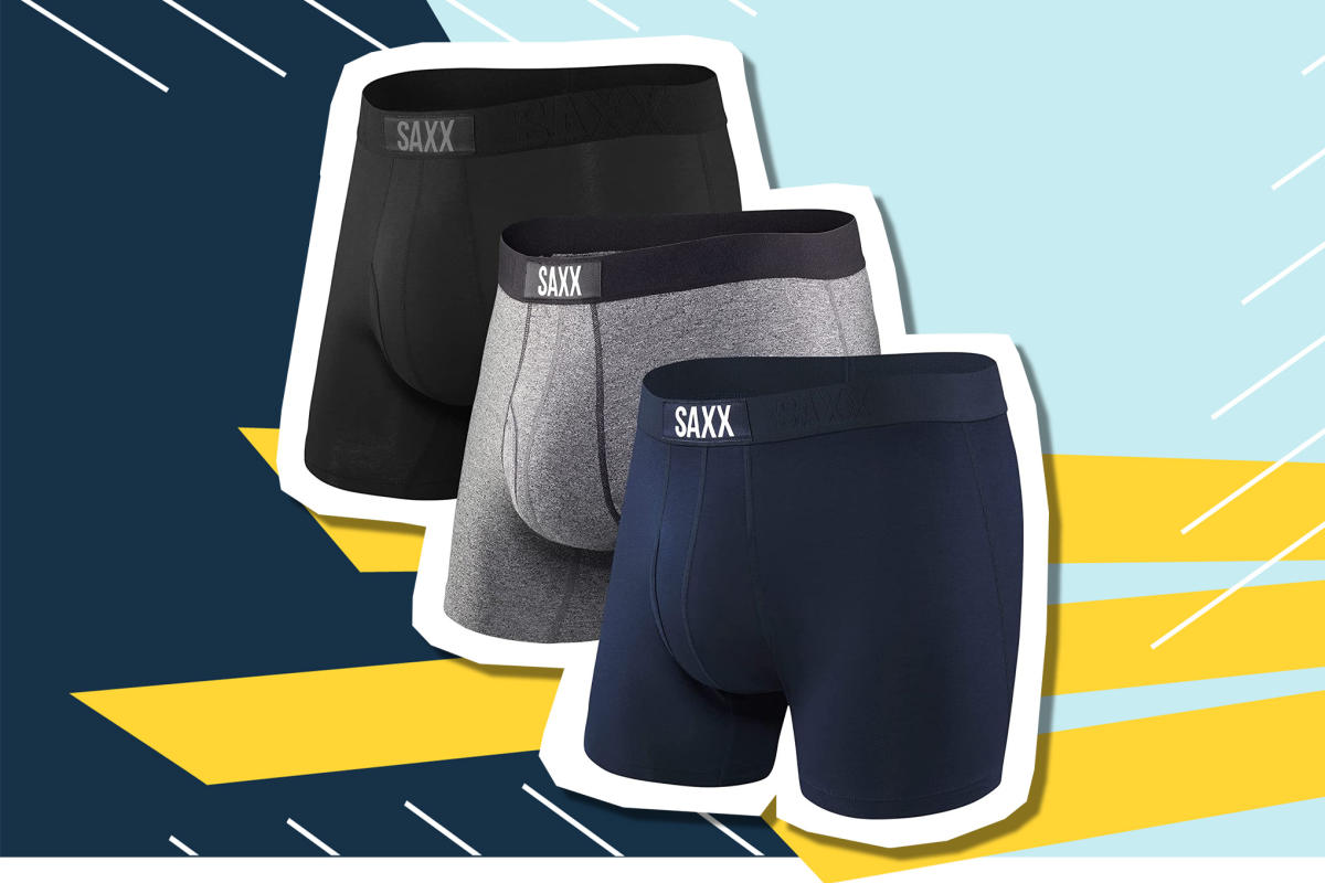 Saxx Boxer Pack de 3 Vibe Black Grey Blue