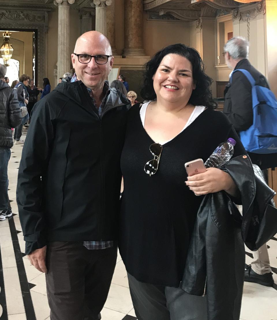 L to R: Bob Berney and Vicky Eguia. - Credit: Courtesy of J. Berney