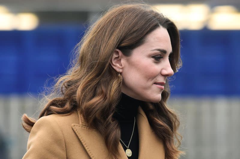 Britain's Catherine, Duchess of Cambridge visits Cardiff