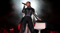 <p>Alicia Keys hits the stage for her ALICIA World Tour opener at Charlotte Metro Credit Union Amphitheatre in North Carolina on Aug. 2.</p>