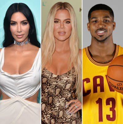 Kim Gives Khloe a Basketball Following Tristan Engagement Rumors