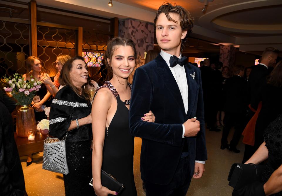 Violetta Komyshan and Ansel Elgort