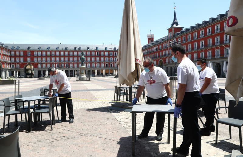 Borte de coronavirus en Madrid