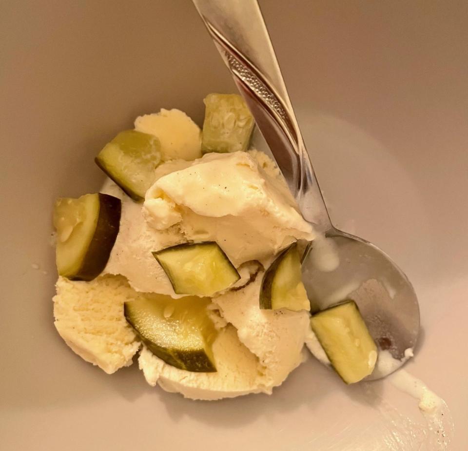 Ice cream and pickles