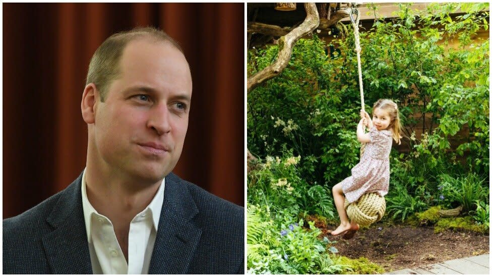 Prince William may have revealed his nickname for Princess Charlotte in a video of the family playing at Chelsea Flower Show.