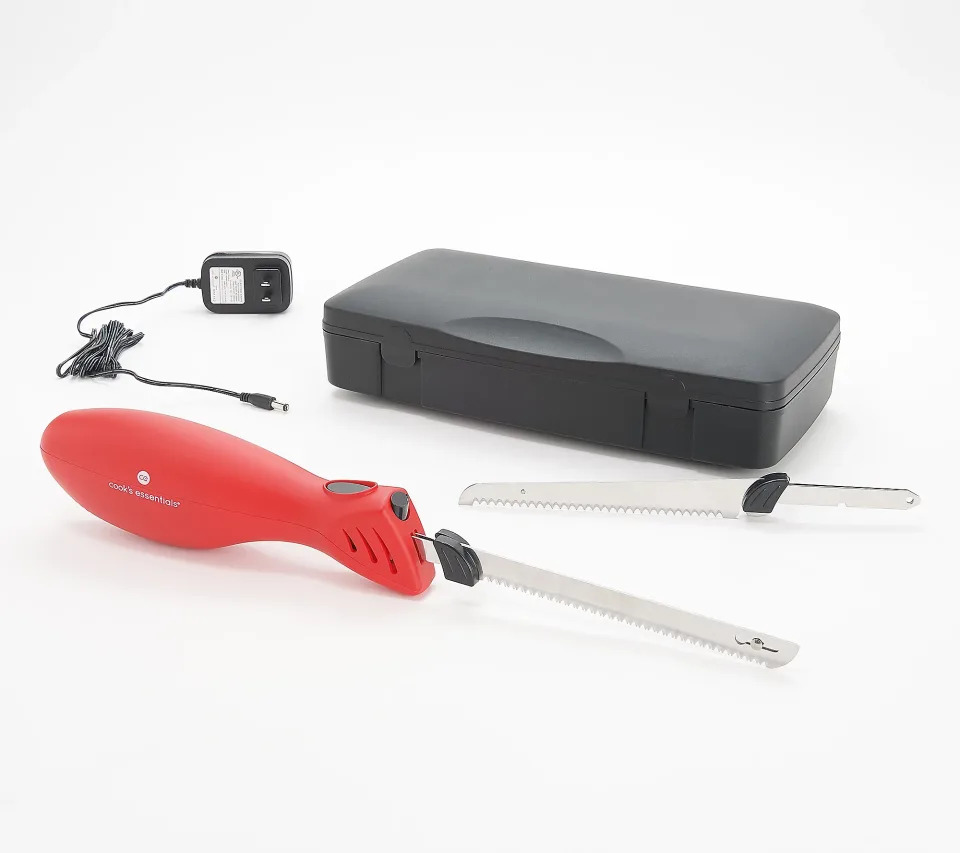 Two blades + one charger + one storage case = hundreds of happy holiday dinners. (Photo: QVC)