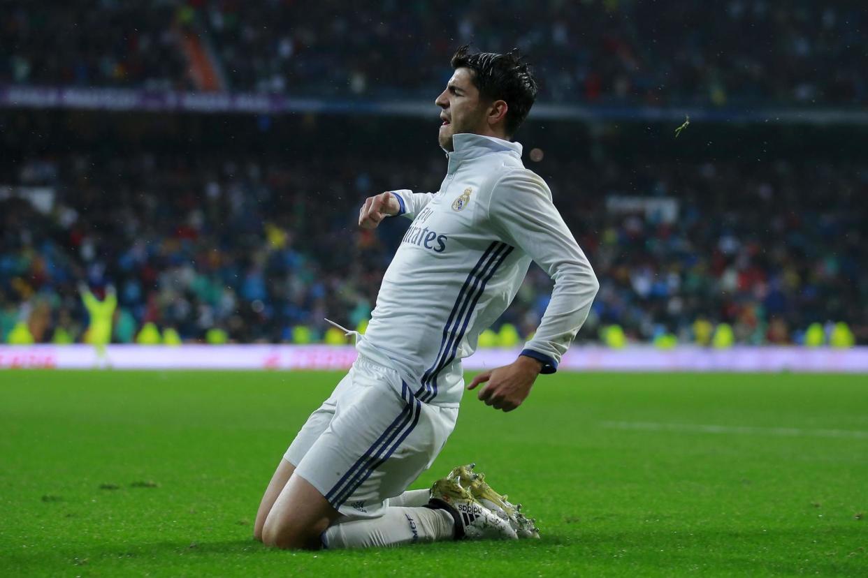 Record signing: Morata is set to join Chelsea for a deal worth up to £70m: Getty Images