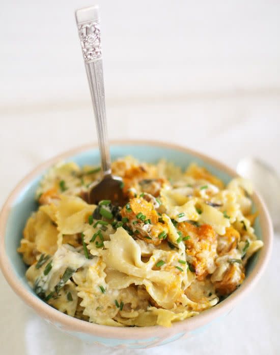 Roast Pumpkin, Herb, and Walnut Pasta Bake