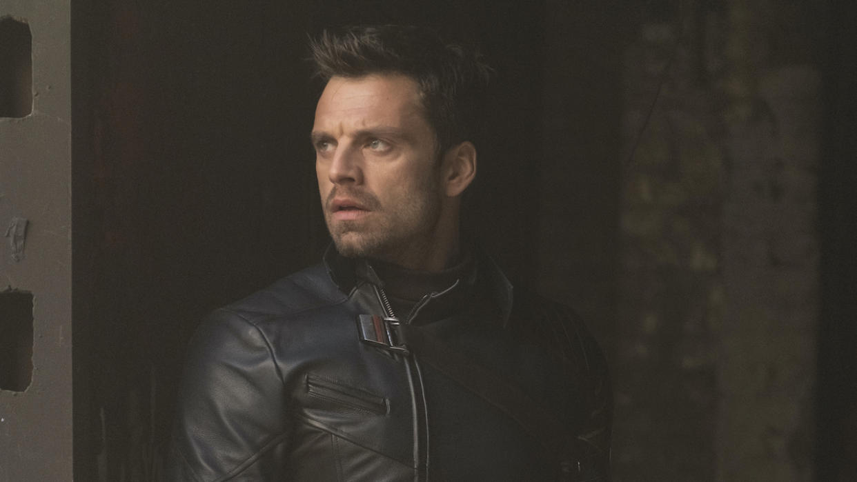  Sebastian Stan as Bucky Barnes in The Falcon and the Winter Soldier. 