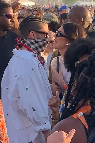 BACKGRID Bad Bunny and Kendall Jenner at Coachella