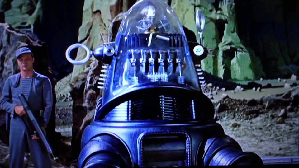 <p> <strong>Sold For:</strong> $5.375 million </p> <p> <em>Forbidden Planet</em> was a groundbreaking science fiction film that influenced nearly every movie in the genre that came after it. Today the film is likely best known for Robby the Robot, a completely unique design for a robot character at the time. When Robbie sold for over $5 million in 2017 he became the most valuable movie prop ever sold. </p>