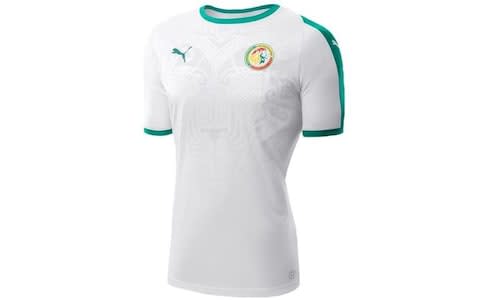 Senegal 2018 World Cup home kit - Credit: Puma