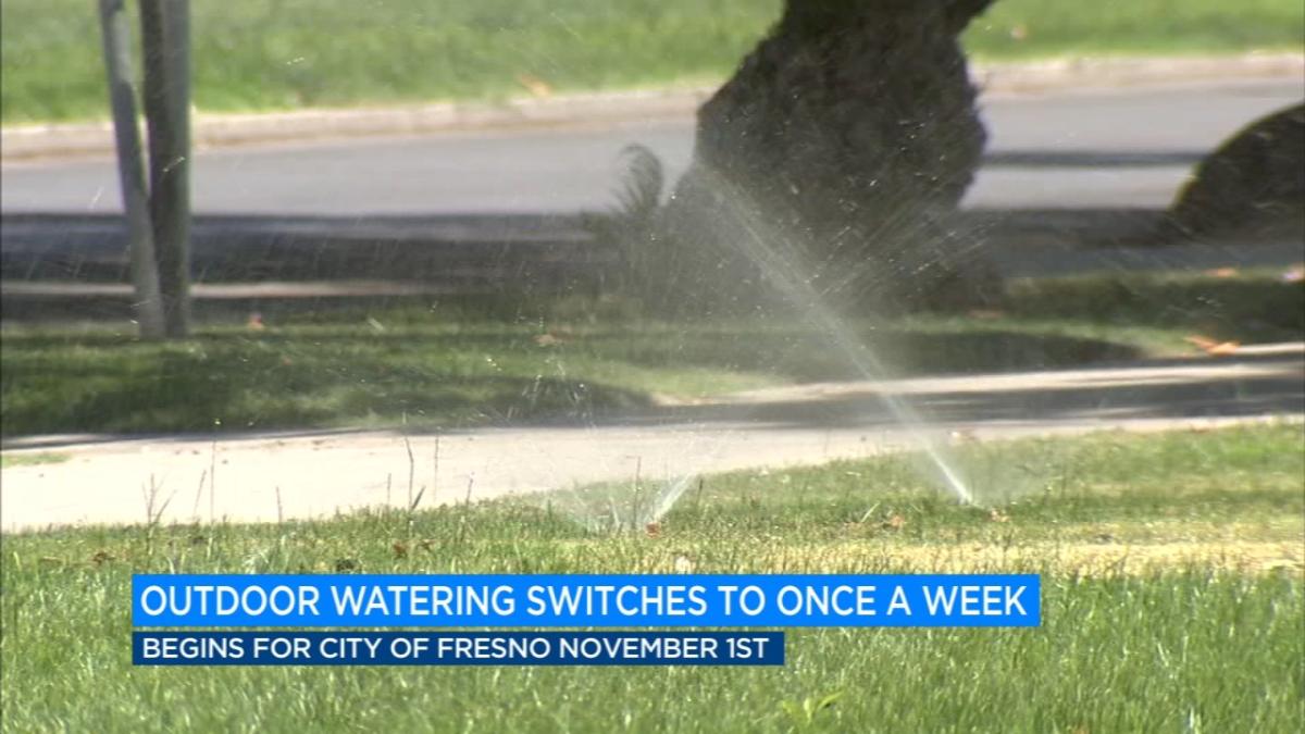 Fresno's oneday watering schedule starts November 1