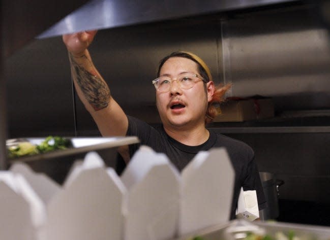 Chef Danny Bowien at OK Chefs Relief in 2013.