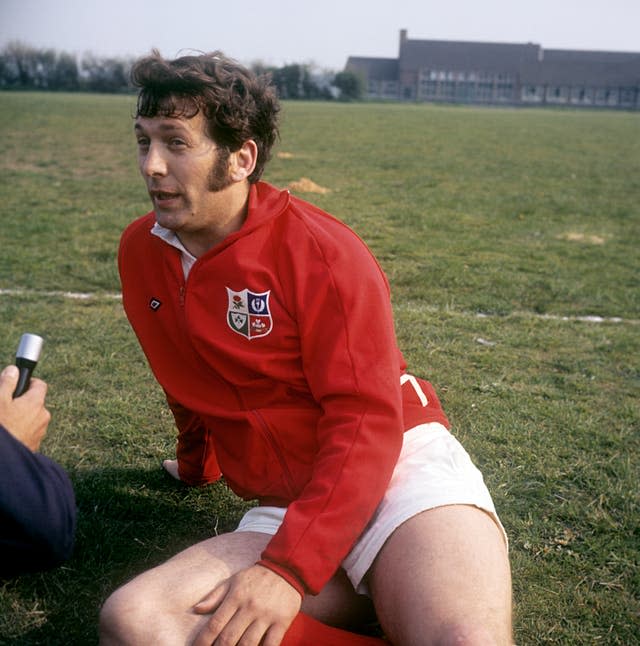 John Dawes led the Lions to a series victory over New Zealand in 1971