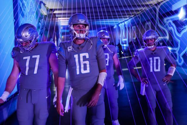 Are the Lions going to wear black Color Rush uniforms? 