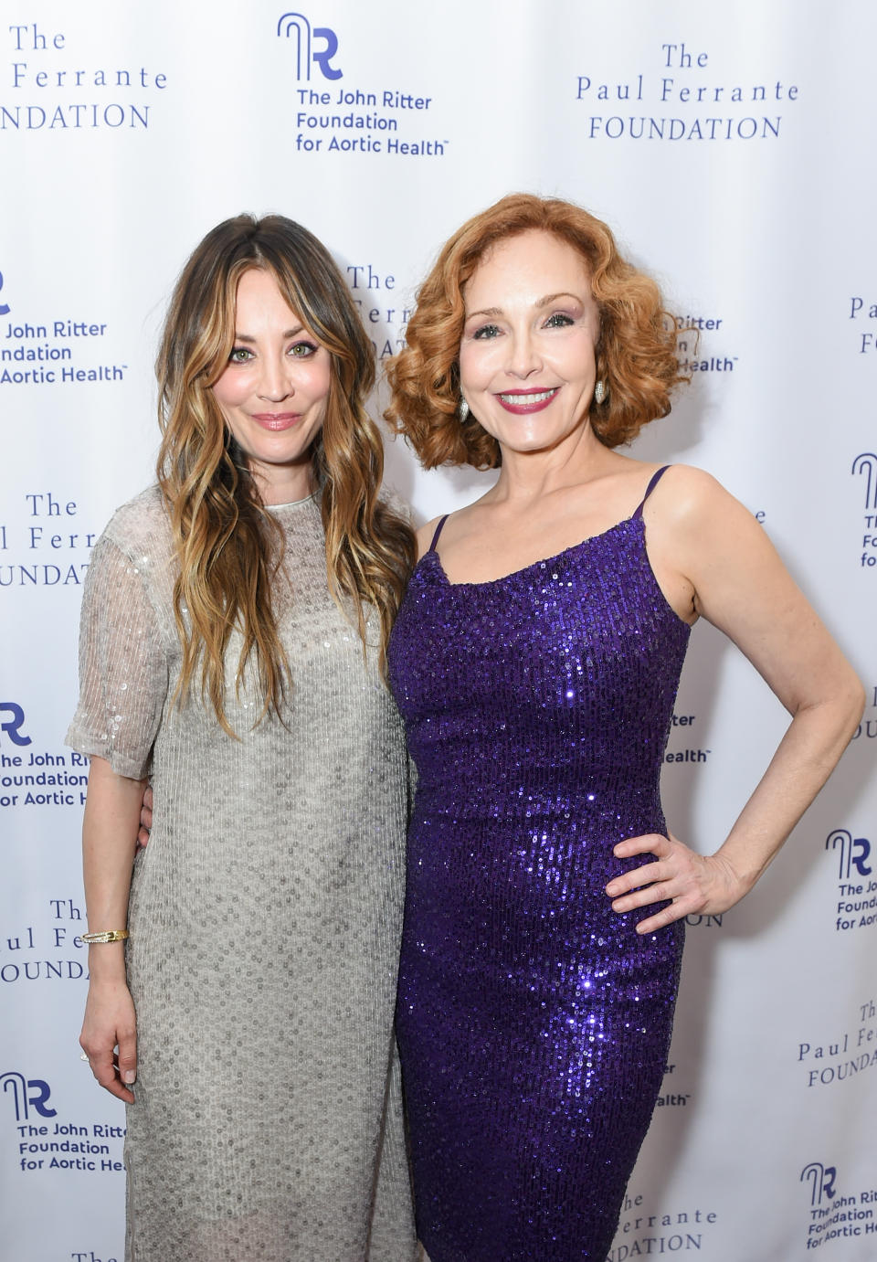 Kaley Cuoco and Amy Yasbeck attend the 2024 "Evening From the Heart Gala"