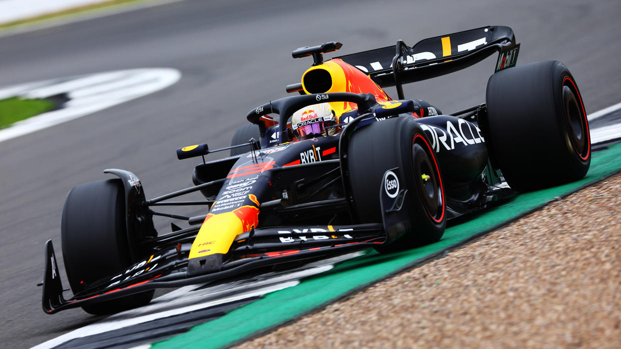  Daniel Ricciardo (seen here driving a Red Bull car at Silverstone) will replace Nyck de Vries for AlphaTauri at the Hungarian Grand Prix live stream 