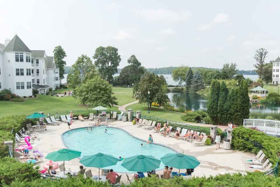 The Osthoff Resort, pool, Elkhart Lake, Wisconsin