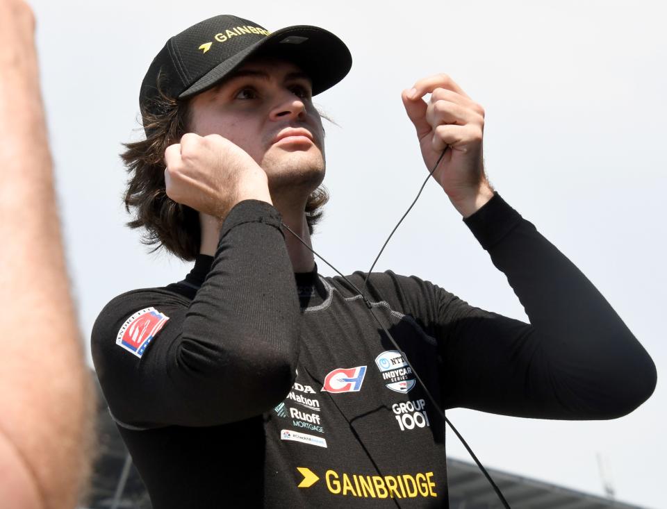 Colton Herta can insert ear plugs, but that won't stop the noise surrounding his racing future.