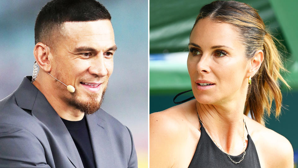 Candice Warner and Sonny Bill Williams, pictured here in 2022.