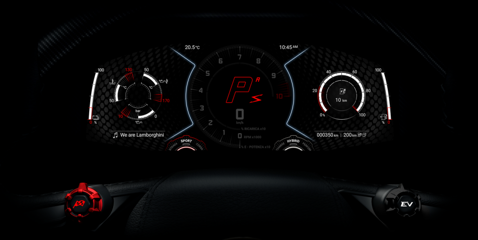 lamborghini aventador successor lb744 gauge cluster