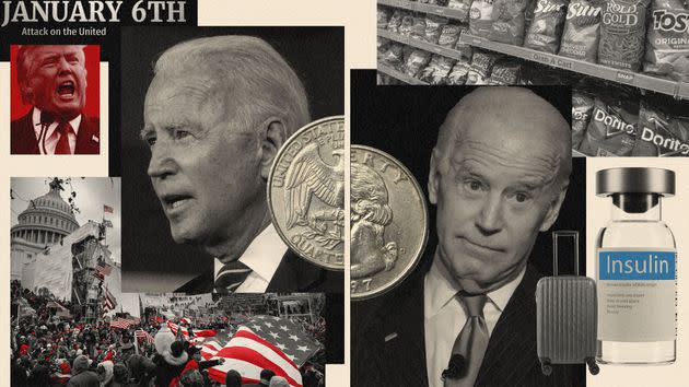 Biden’s whiplash messaging: My opponent’s a dictator, and I’m battling 'shrinkflation.' 