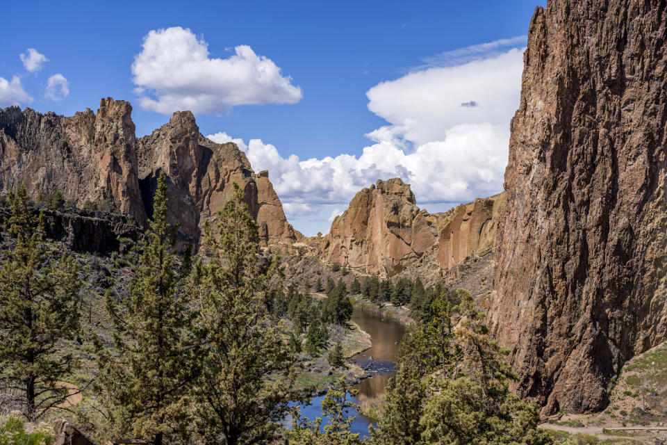 Image: Smith Rock State Park in Oregon. (Wolfgang Kaehler / LightRocket via Getty Images file)