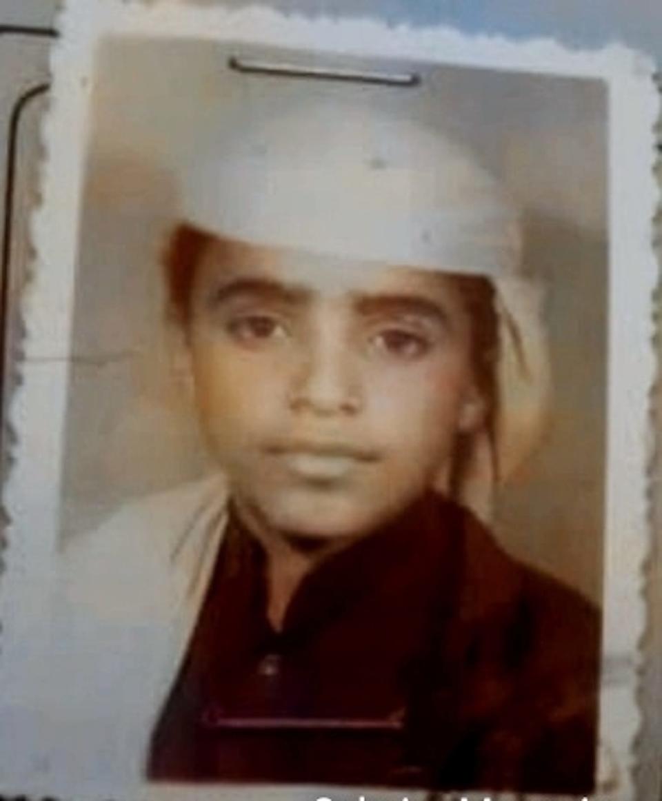 A photo of Mansoor Adayfi as a child.